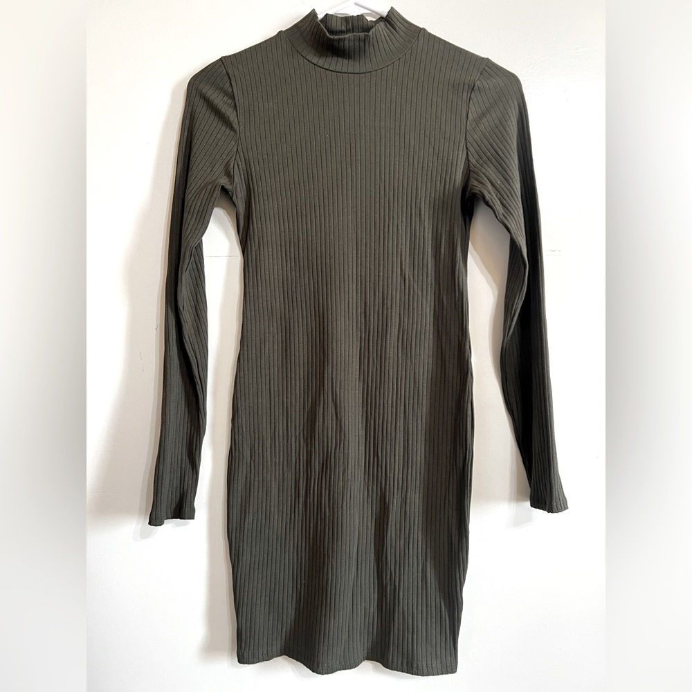 long sleeve midi dress